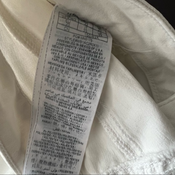 Guess Low-rise Jeans off-white - Picture 7 of 9